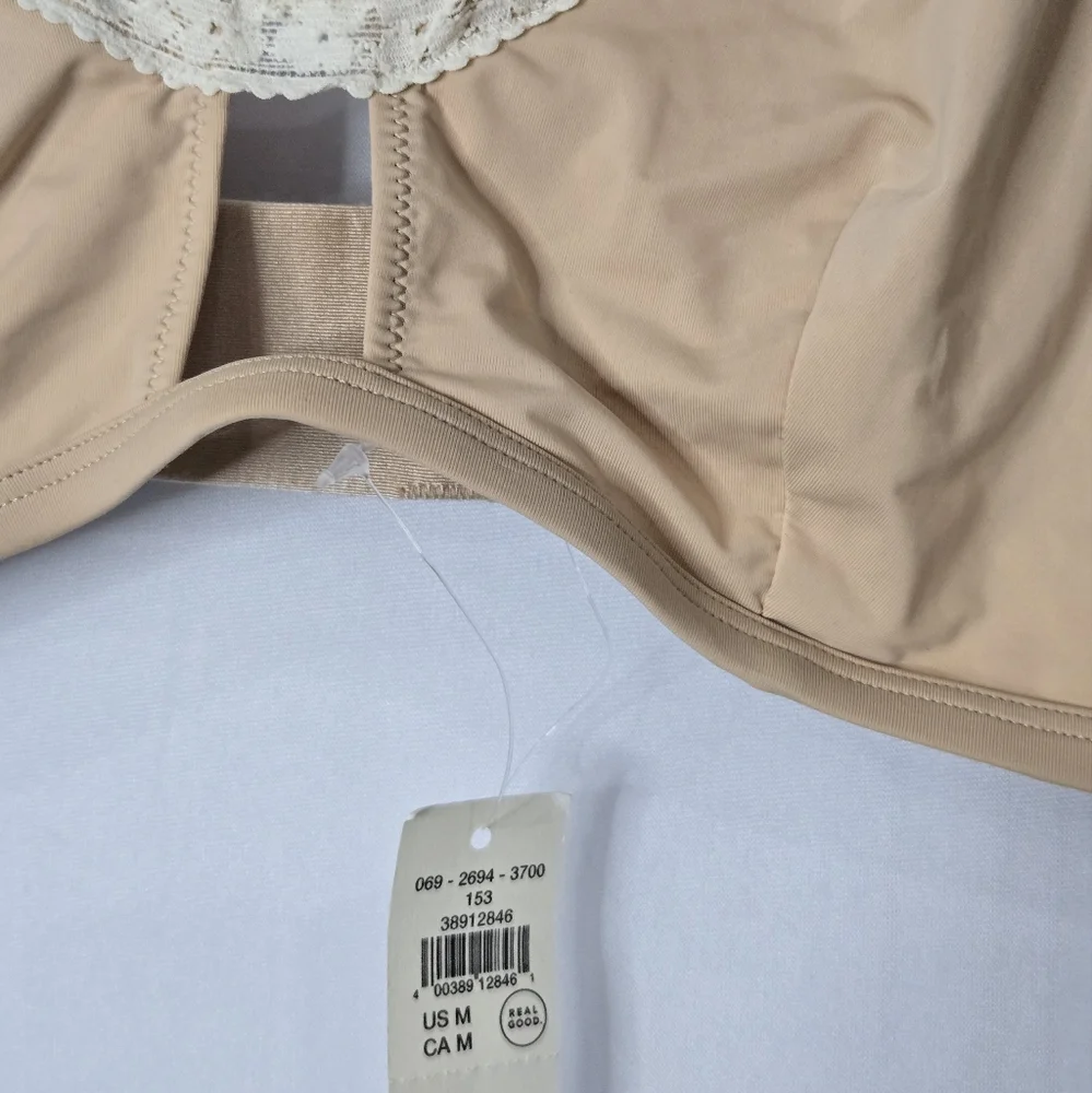NWT Aerie Tan Lace Trim Bra Size Medium - Picture 4 of 7